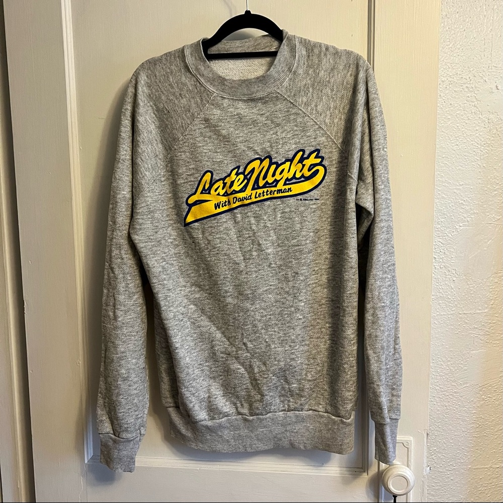 Vintage David Letterman Late Night Crewneck